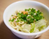 豚肉と白菜のミルフィーユ鍋→〆はラーメン作り方18写真
