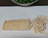 大根の葉っぱと油揚げの炒め物作り方3写真