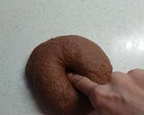 ムッチリ美味しいココアとレーズンベーグル作り方2写真