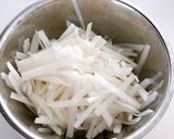 大根とホタテのサラダ作り方1写真