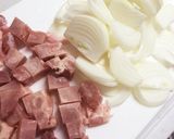 ガーリックハーブのクリームパスタ作り方1写真