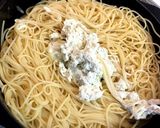 ガーリックハーブのクリームパスタ作り方4写真