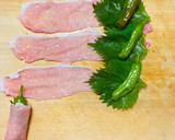 簡単★胡麻香る『ししとうと大葉の肉巻き』作り方1写真