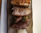 さっぱり餃子の肉巻き作り方16写真