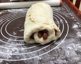 HB金時の煮豆たっぷり♡クルクル 豆パン作り方11写真