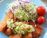トンカツにピッタリ、にんにくねぎソース♪作り方7写真
