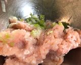 鶏挽肉の大葉包み作り方2写真