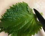 鶏挽肉の大葉包み作り方4写真