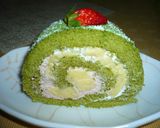 抹茶ロールケーキ作り方5写真