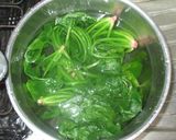 ほうれん草の梅肉おかかあえ♪簡単作り方4写真