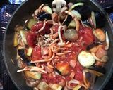 茄子とキノコのトマト煮込み作り方3写真