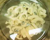 簡単⭐根菜(蓮根・筍・人参)と蒟蒻の煮物作り方1写真