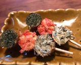 スモークチーズの切り口に粉三種づけ作り方7写真