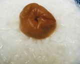 水から塩粥●シンプル梅干しのせ作り方2写真