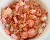 レンジでオムライス♪作り方1写真
