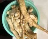 自然薯に味を付けて焼きました。焼き芋作り方2写真