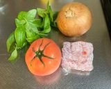 トマトソースパスタ作り方1写真