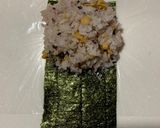 天かすのサンドおにぎり作り方5写真