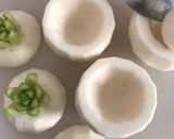 蕪の鶏ひき肉詰め、あっさりあんかけ作り方2写真