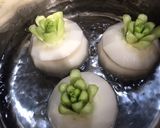 蕪の鶏ひき肉詰め、あっさりあんかけ作り方5写真