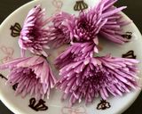 食用菊とほうれん草のおひたし作り方1写真