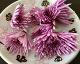 食用菊とほうれん草のおひたし作り方1写真