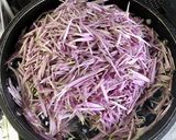 食用菊とほうれん草のおひたし作り方3写真