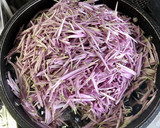 食用菊とほうれん草のおひたし作り方3写真