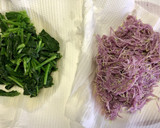 食用菊とほうれん草のおひたし作り方4写真