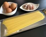牛乳も生クリームも使わない濃厚カルボ作り方1写真