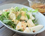～自家製ドレ～豆腐と水菜の居酒屋サラダ作り方4写真