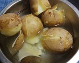 じゃがいもを茹でて皮を早く剥くやり方作り方4写真
