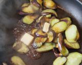 簡単🌟とろとろ茄子のめんつゆバター作り方4写真