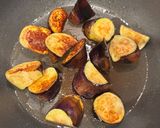 揚げ焼き茄子と茗荷の味噌汁作り方5写真