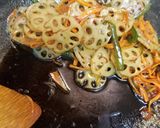 れんこんのキンピラ✧ (*´ `*) ✧作り方2写真