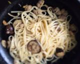 アサリと茄子のペペロンチーニ♪作り方5写真