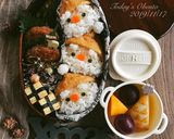 サンタいなり★クリスマスキャラ弁 お弁当作り方7写真
