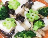霜降りひらたけと鶏肉のサッと煮作り方9写真