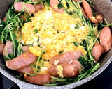 お昼ごはんに☆簡単☆安い☆豆苗の炒め物作り方5写真
