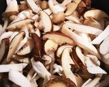 きのこご飯　しめじ　エリンギ　舞茸　椎茸作り方4写真