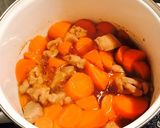 にんじんと鶏肉の煮物作り方6写真