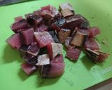 鰹とじゃこの柚子胡椒味おつまみ水菜サラダ作り方3写真