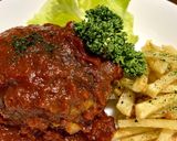 ☆トマトでデミグラスハンバーグ作り方7写真