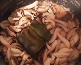 きのこご飯　しめじ　エリンギ　舞茸　椎茸作り方6写真
