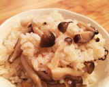 きのこご飯　しめじ　エリンギ　舞茸　椎茸作り方7写真