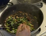 野沢菜の簡単ペペロンチーノ～白身魚のせ～作り方6写真