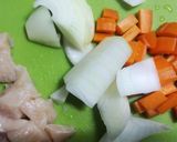 カレー炒めリメイクでカレー風味シチュー作り方2写真