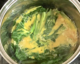 小松菜の煮浸し卵とじ作り方4写真