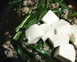 豆腐・ニラ・ミンチのとろとろ炒め♪作り方5写真