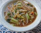 とんこつ醤油のお野菜あんかけラーメン♪作り方2写真